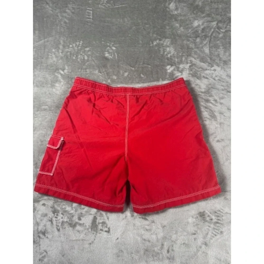 Tommy Hilfiger Swim Shorts Mens Size Medium‎ Red Lined